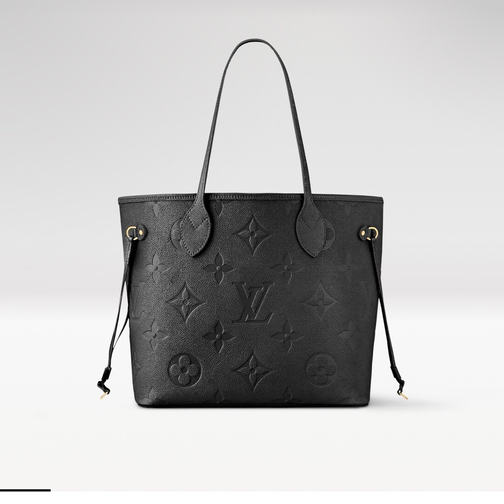 Louis Vuitton Black Embossed Tote